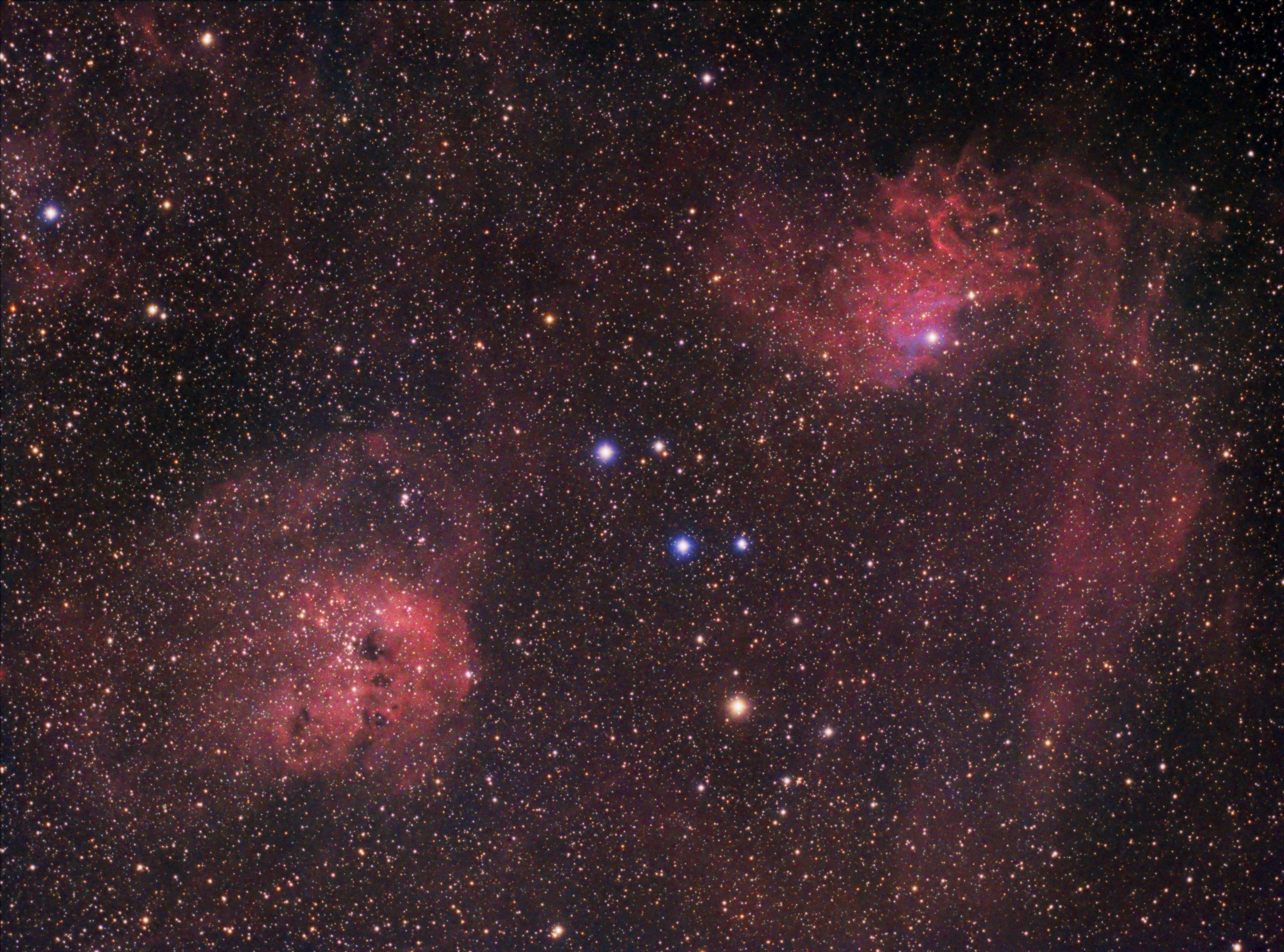 IC 405 - Flaming Star Nebula and IC 410