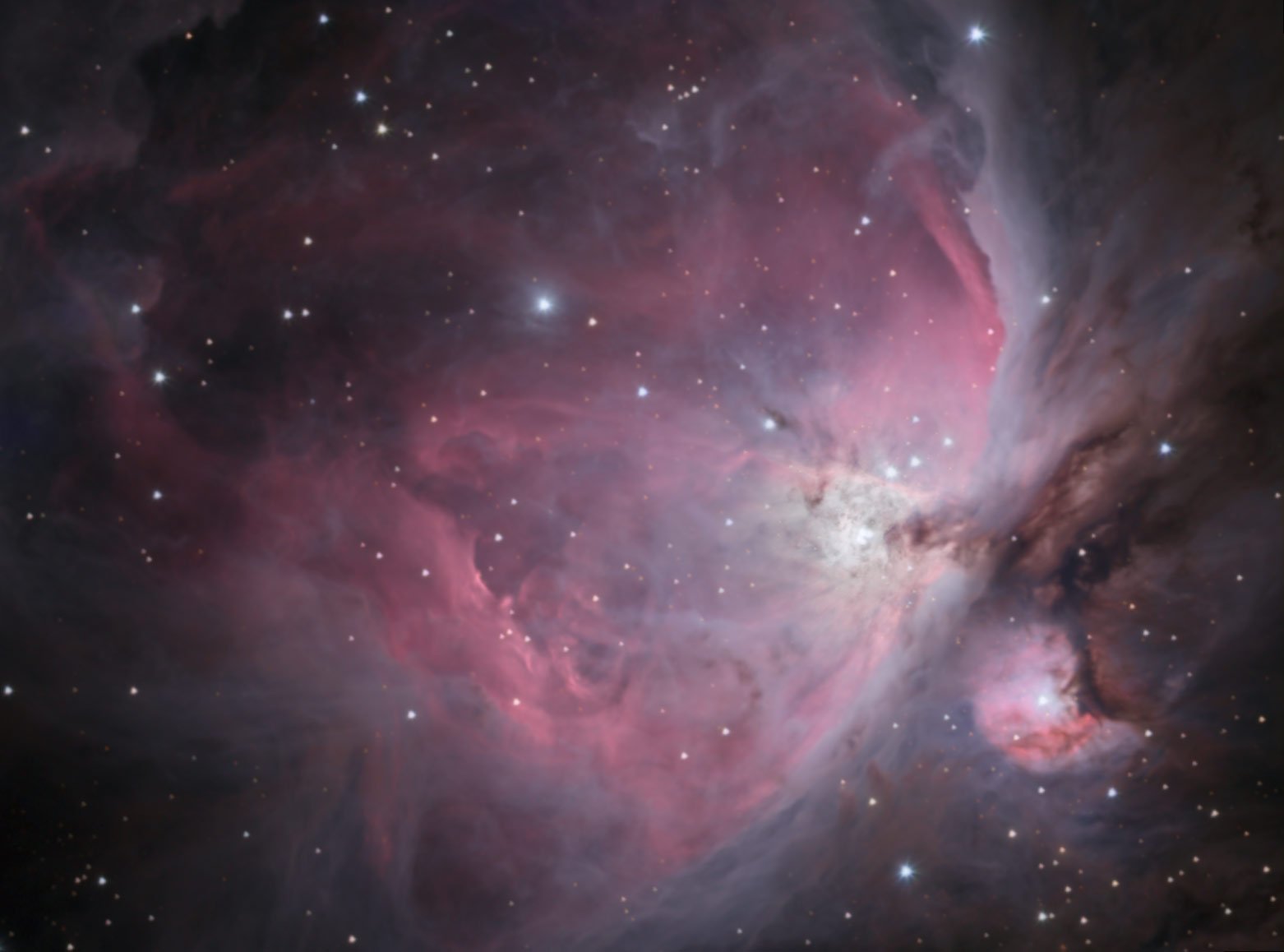 M 42, M 43 - LRGB