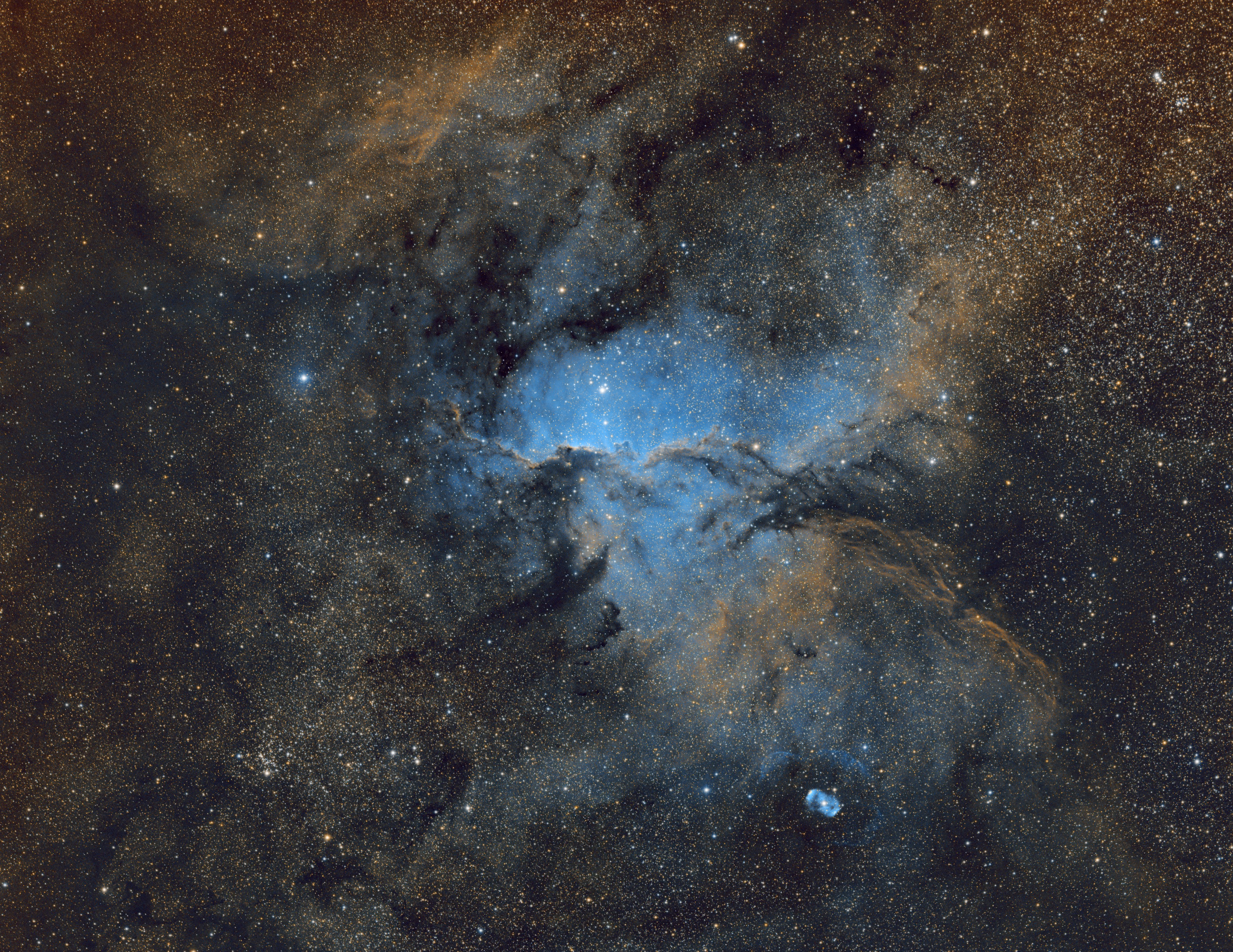 NGC 6188 - SHO Wide Field
