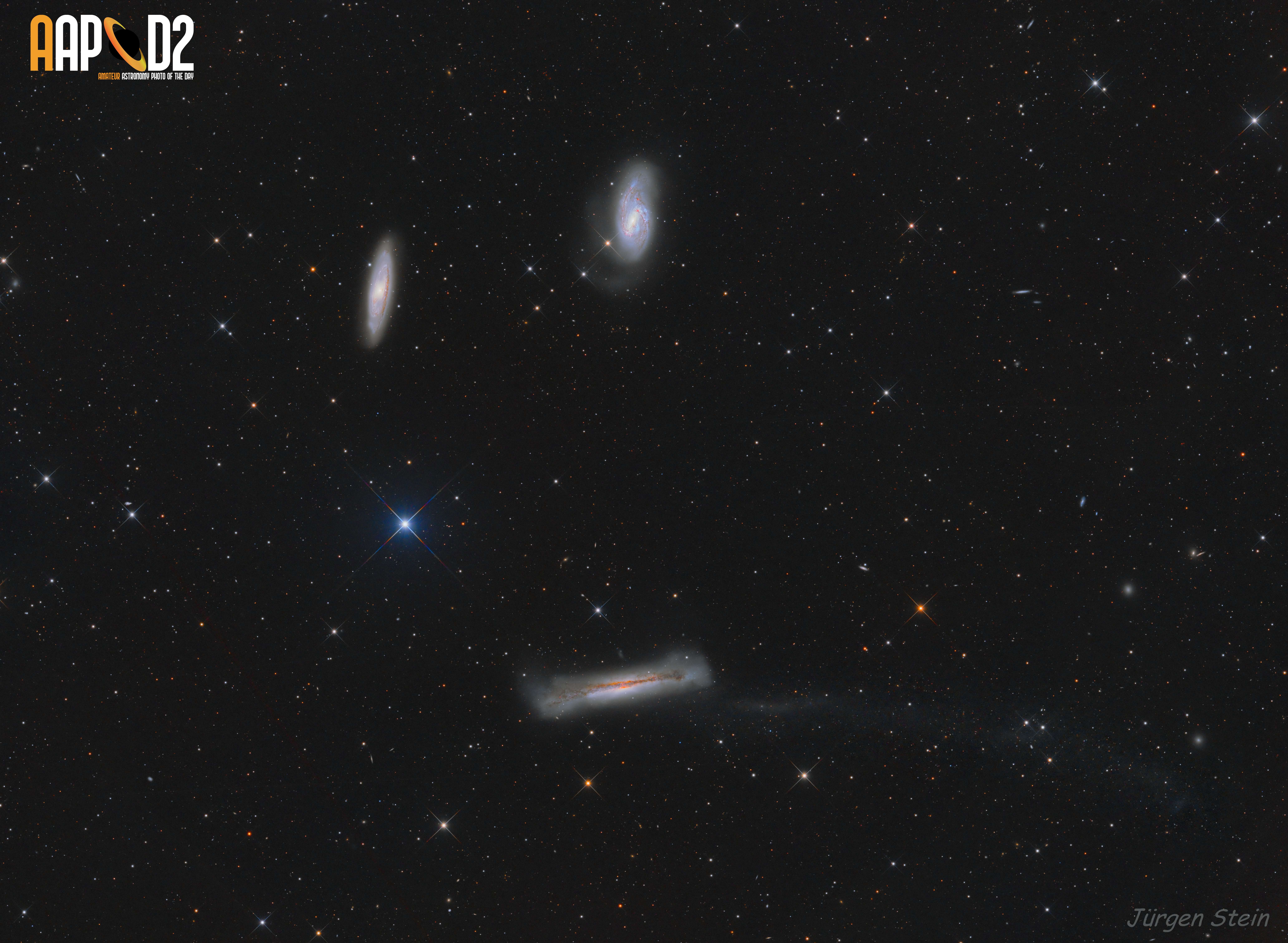 Leo Triplett (M 65, M 66, NGC 3628)