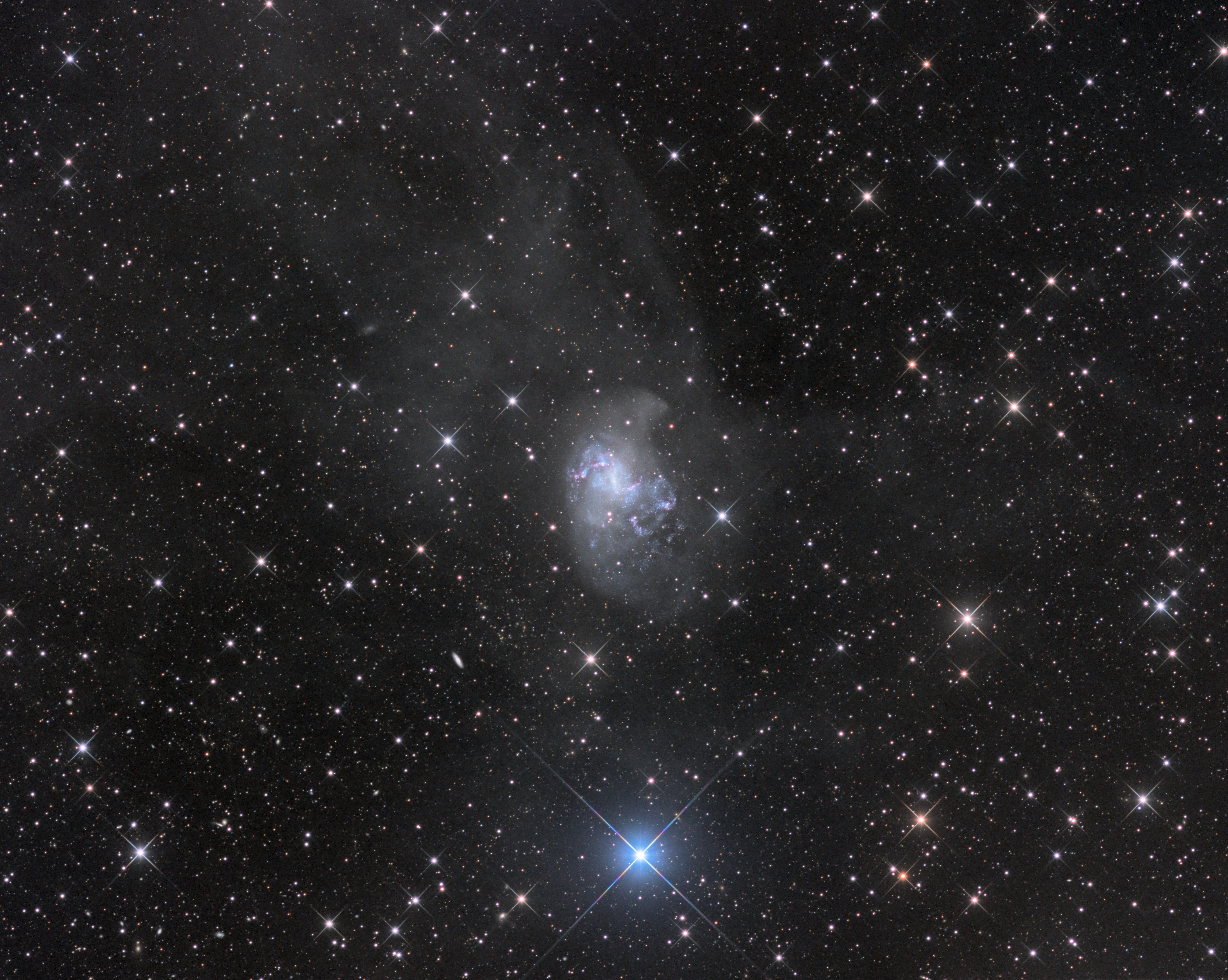 NGC 1313 - Topsy-Turvy Galaxy