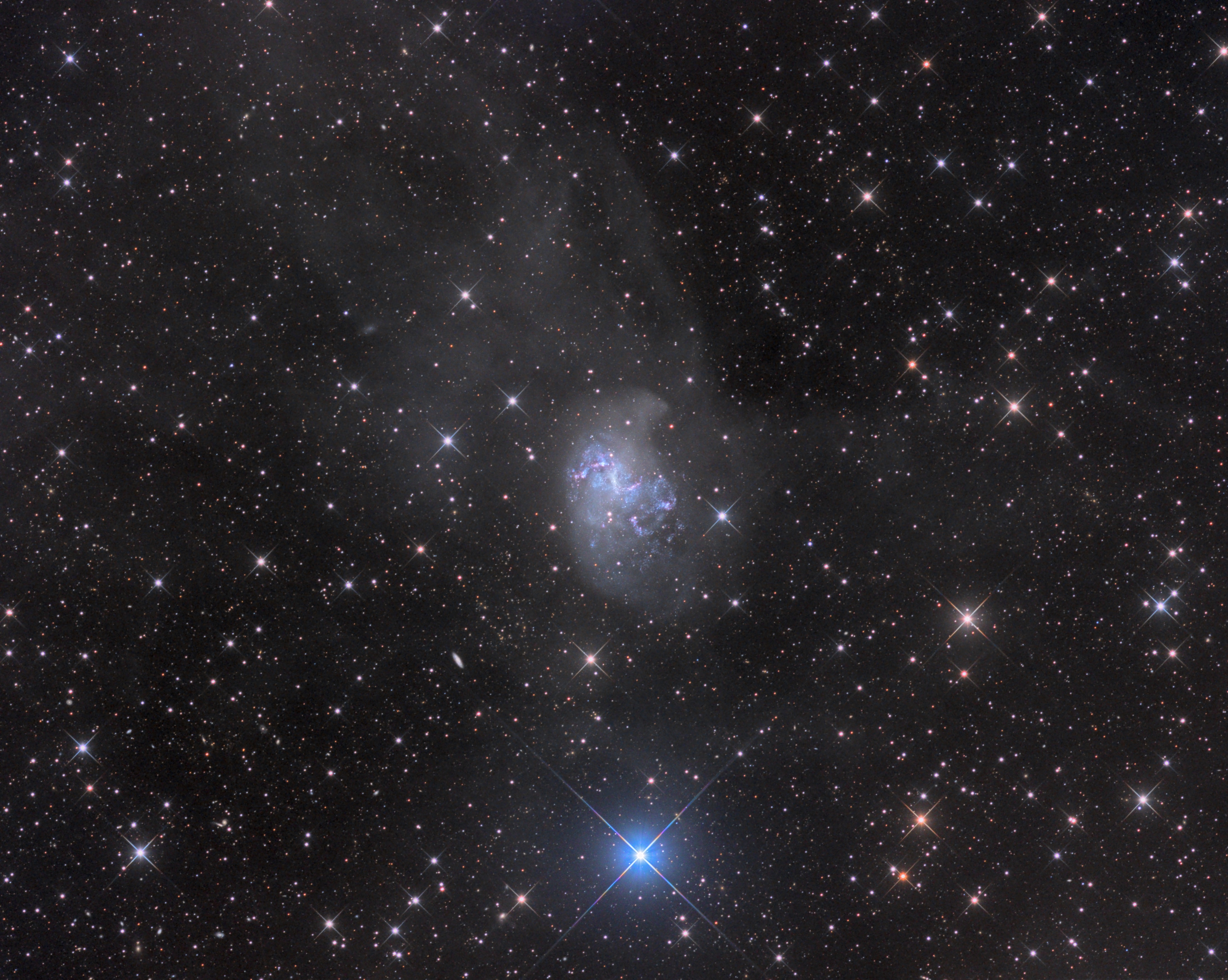 NGC 1313 - LRGB, extense noise reduction