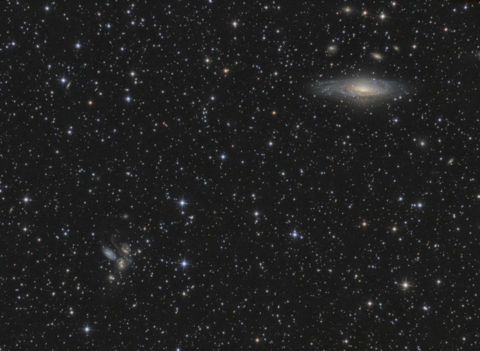 NGC 7331 and Stephan's Quintett