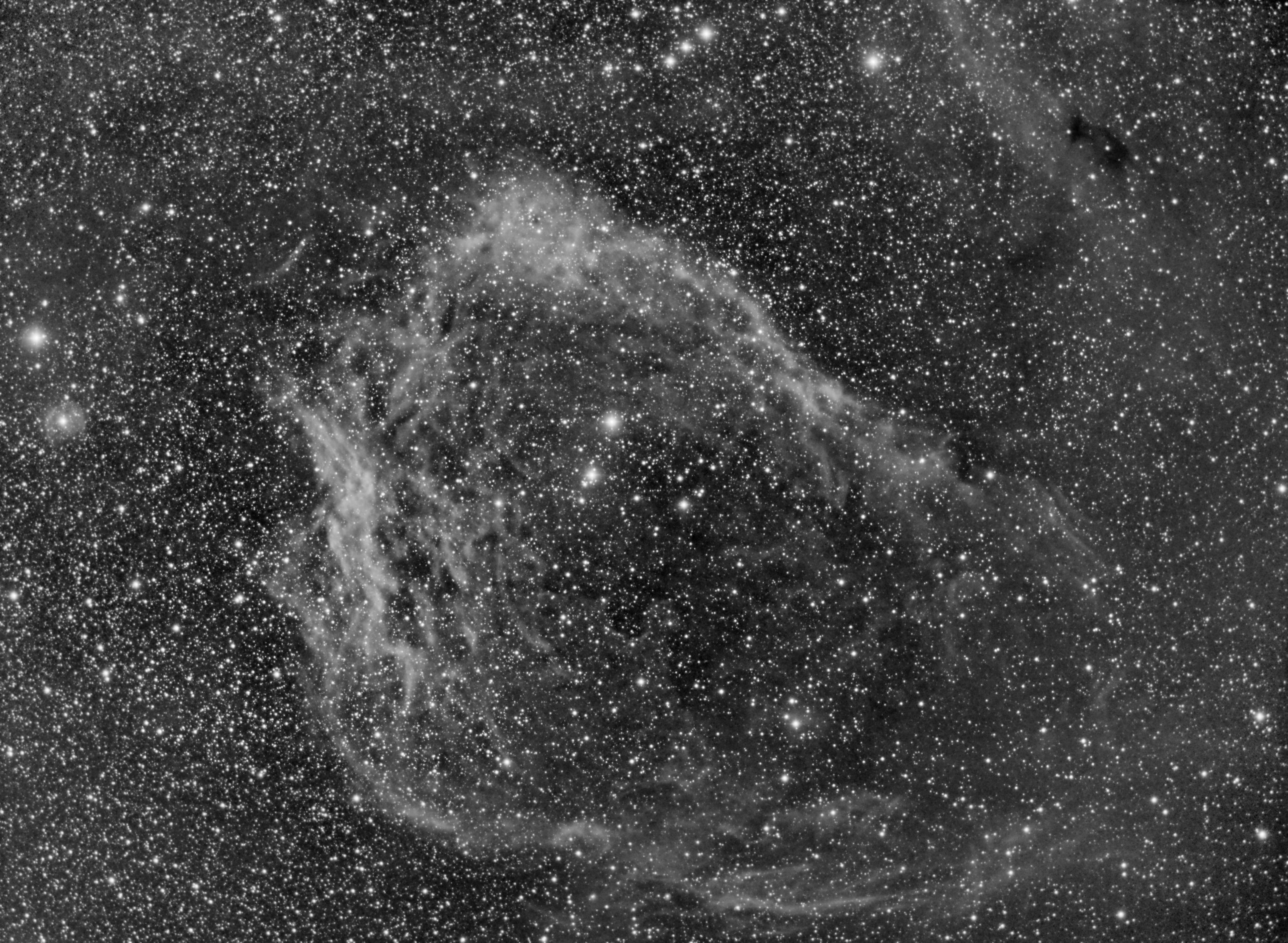 Ou 4 and Sh2-129 - H&alpha;